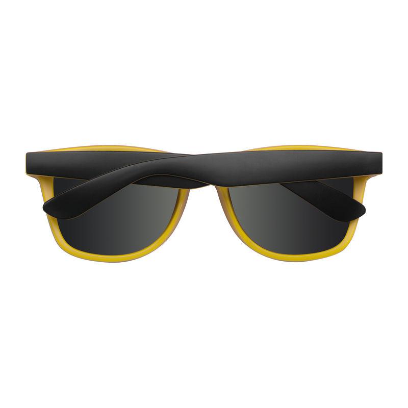 Ochelari de soare bicolor cu lentile oglindite Galben