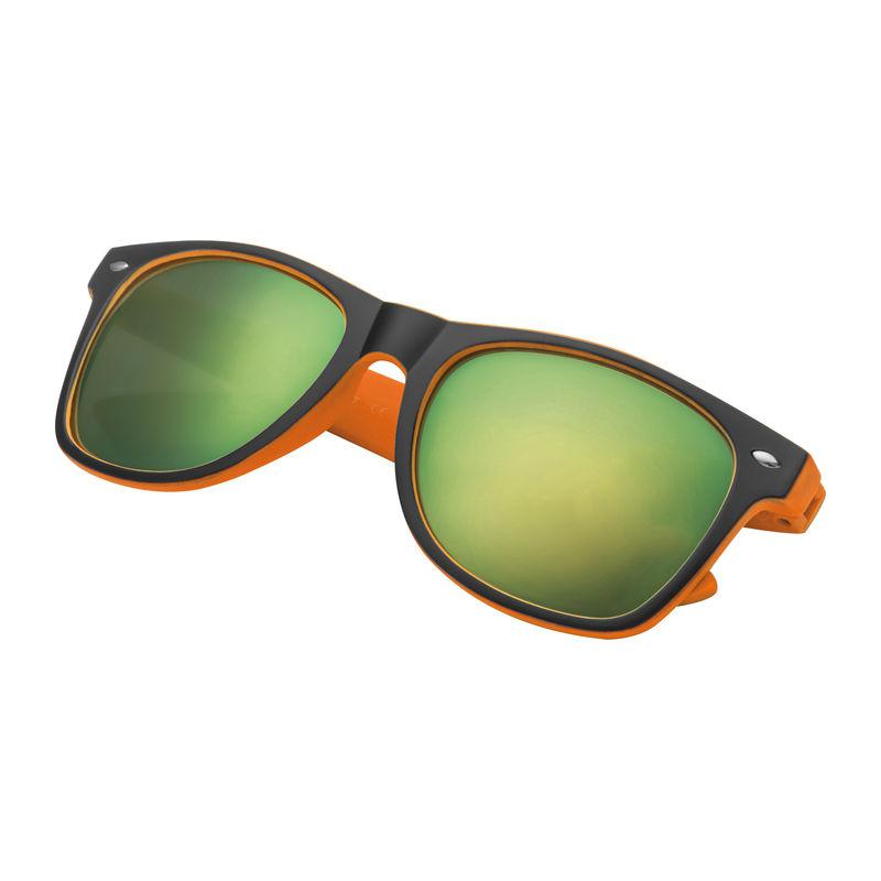 Ochelari de soare bicolor cu lentile oglindite