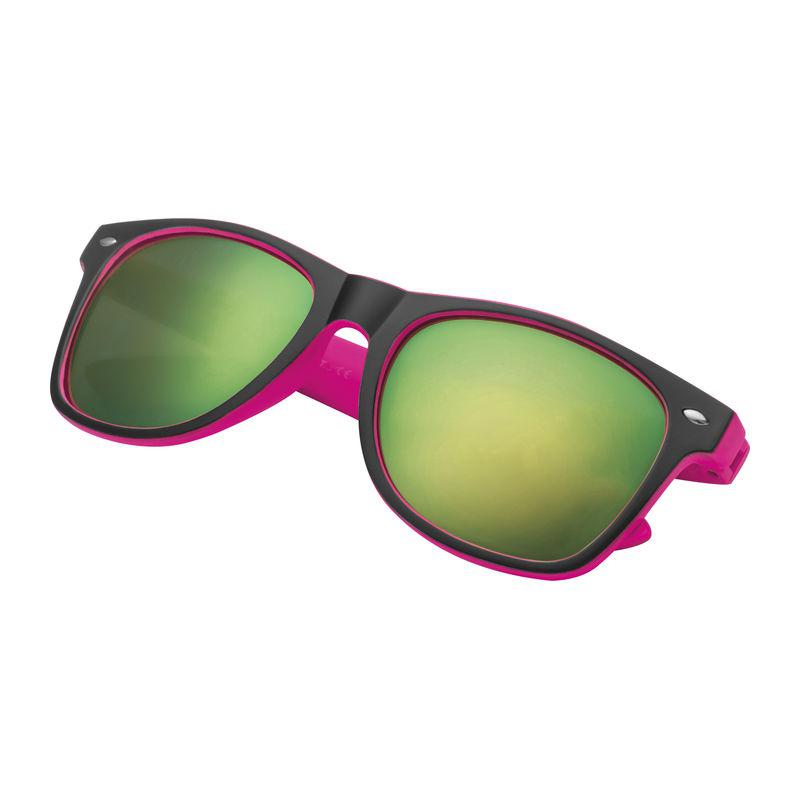 Ochelari de soare bicolor cu lentile oglindite