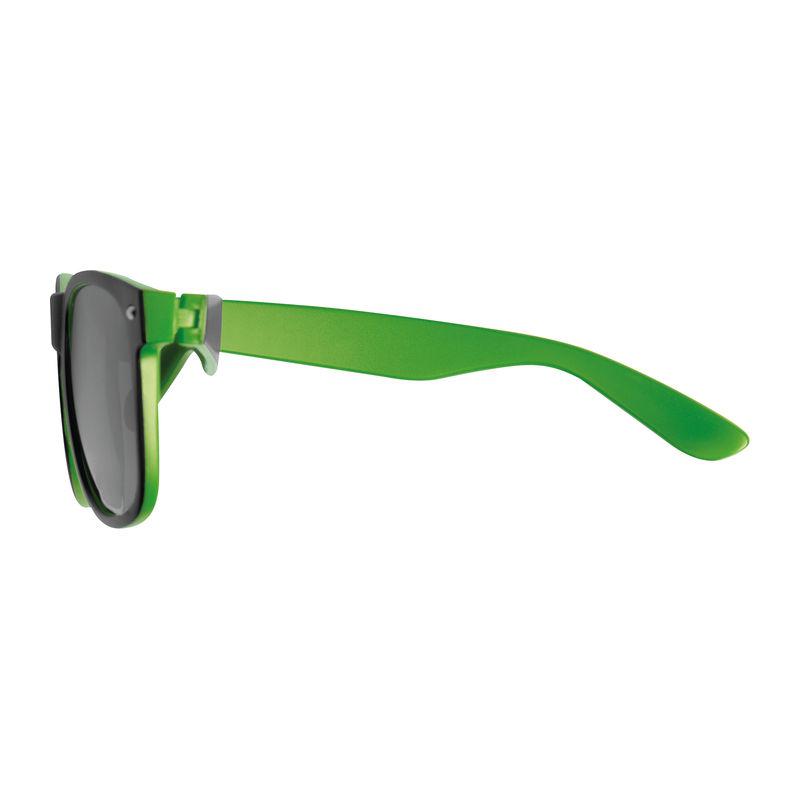 Ochelari de soare bicolor cu lentile oglindite Verde