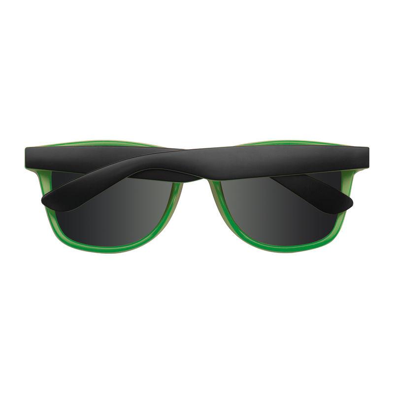 Ochelari de soare bicolor cu lentile oglindite Verde