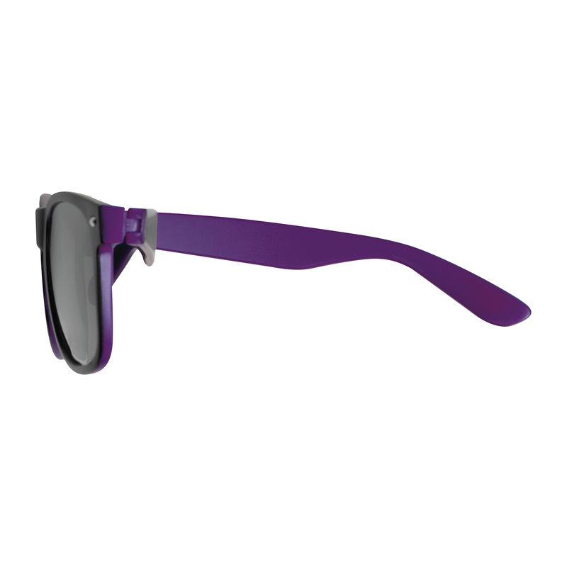 Ochelari de soare bicolor cu lentile oglindite Mov