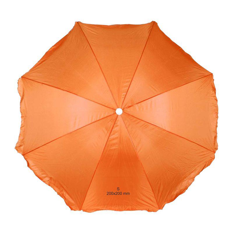 Umbrelă de plajă în husă transparentă Portocaliu