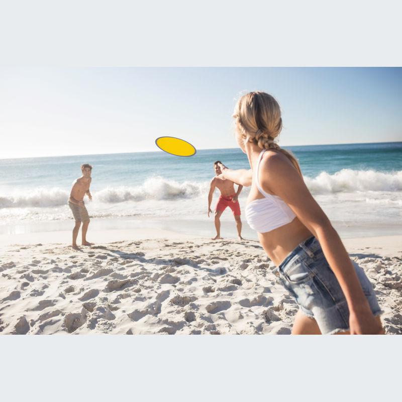 Frisbee pliabil Galben