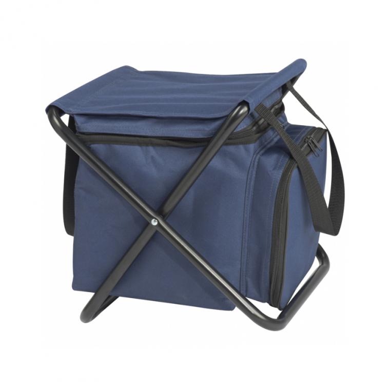 Scaun picnic cu geantă frigorifică albastru închis