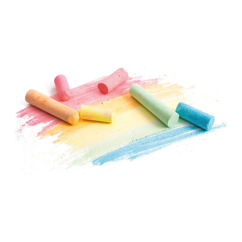 Set cretă pentru asfalt în cutie Maro