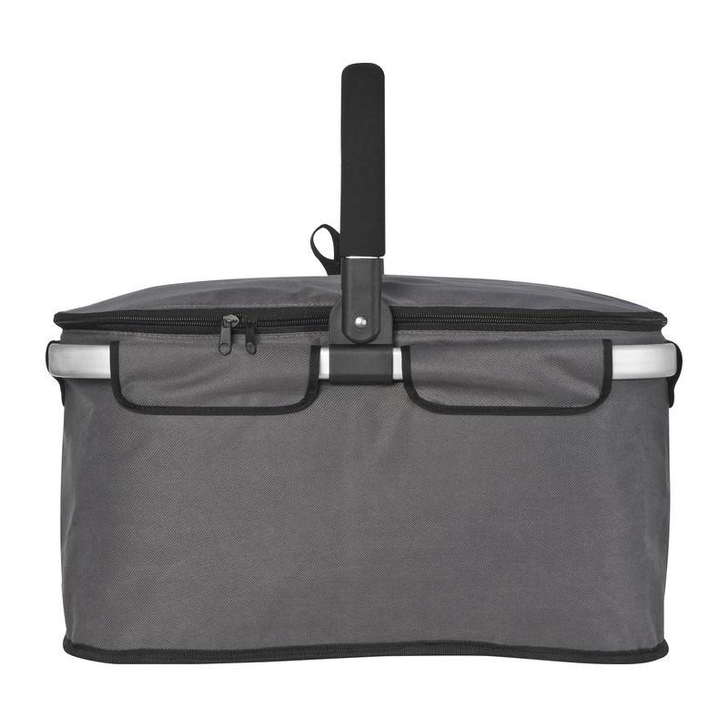 Coș de cumpărături termorezistent Gri-Argintiu