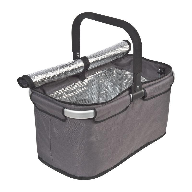 Coș de cumpărături termorezistent Gri-Argintiu