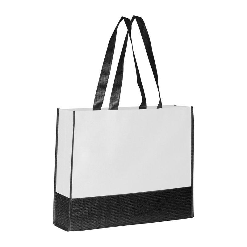 Sacoșă cumpărături Non Woven Alb