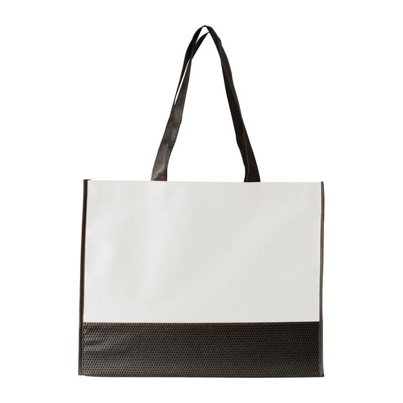 Sacoșă cumpărături Non Woven Alb