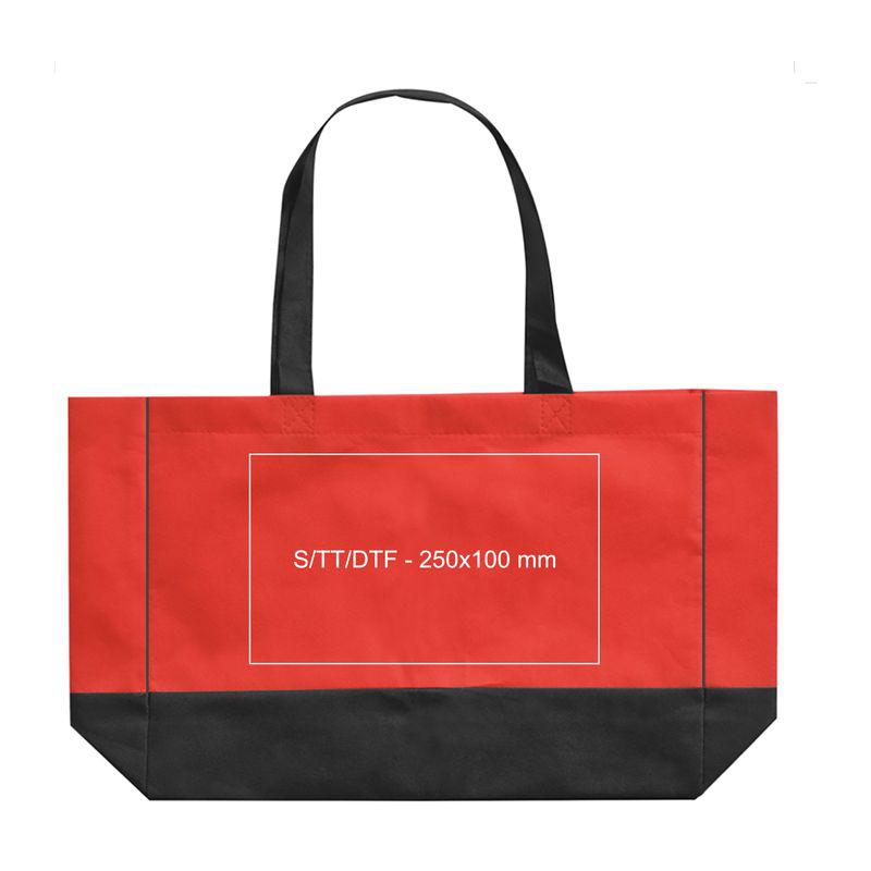 Sacoșă cumpărături Non Woven Roșu