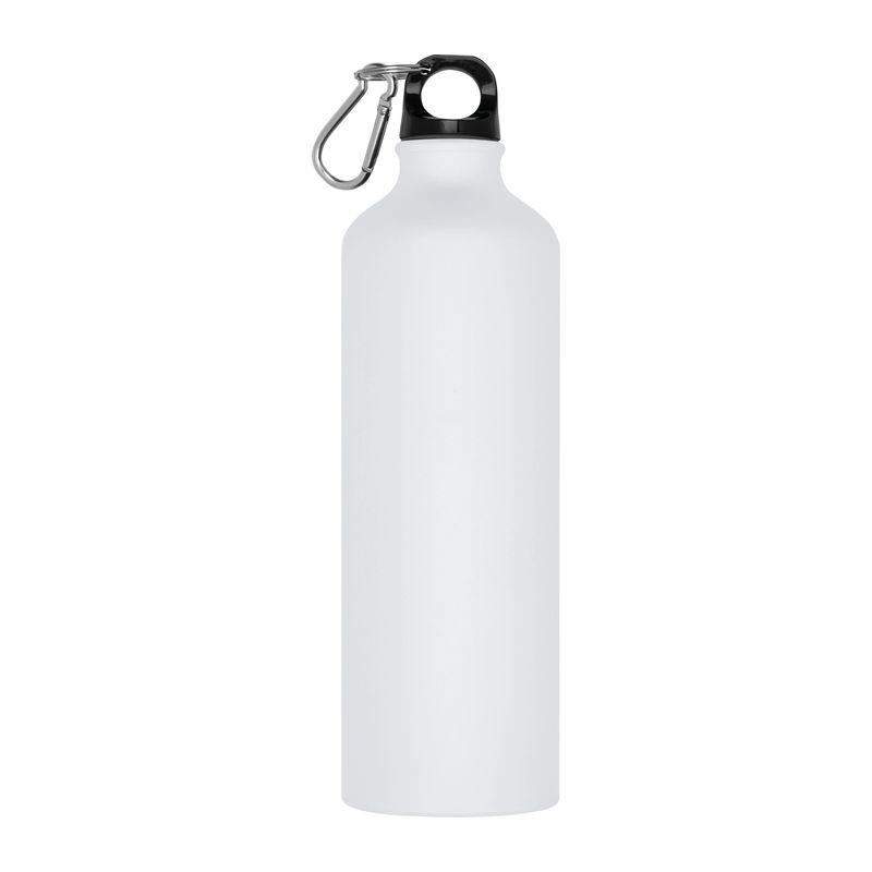 Sticlă din aluminiu 800 ml cu carabină Alb