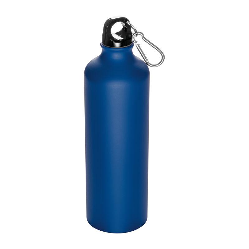 Sticlă din aluminiu 800 ml cu carabină Albastru