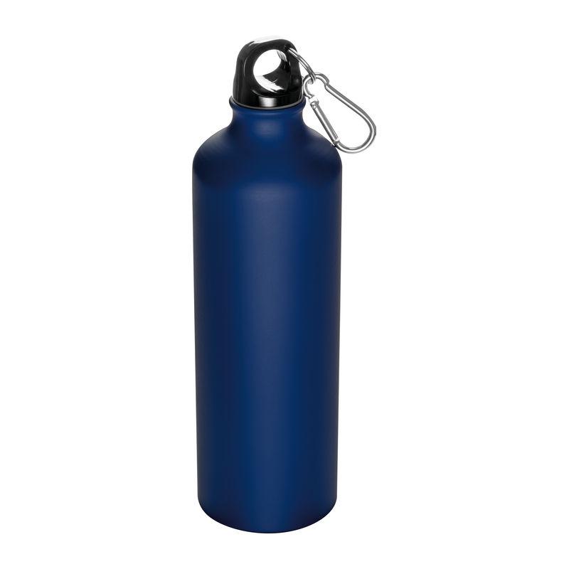 Sticlă din aluminiu 800 ml cu carabină Albastru închis