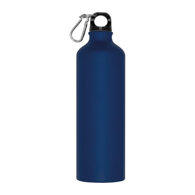 Sticlă din aluminiu 800 ml cu carabină Albastru Inchis