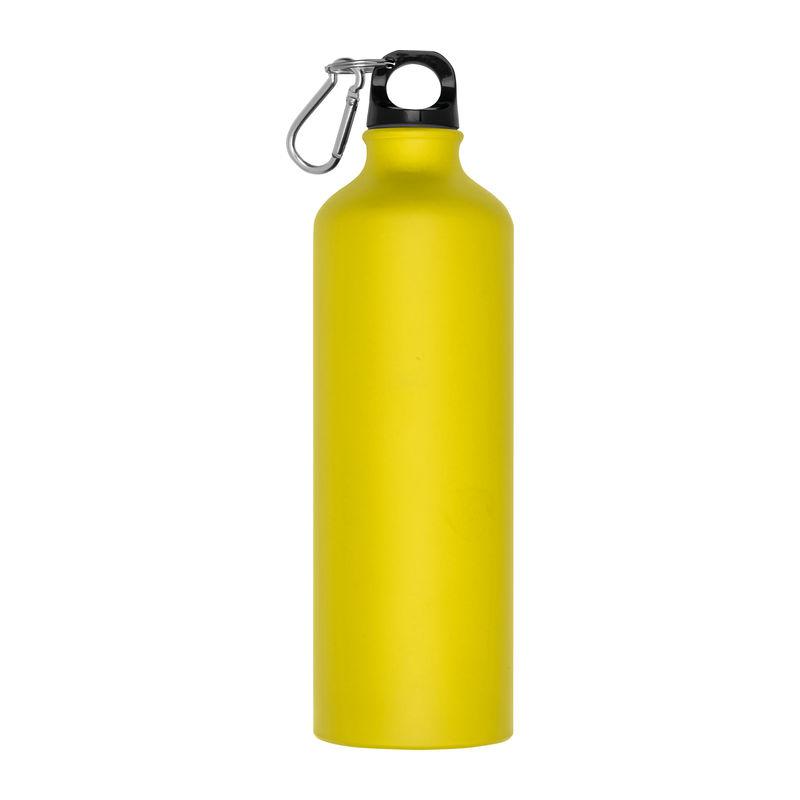 Sticlă din aluminiu 800 ml cu carabină Galben