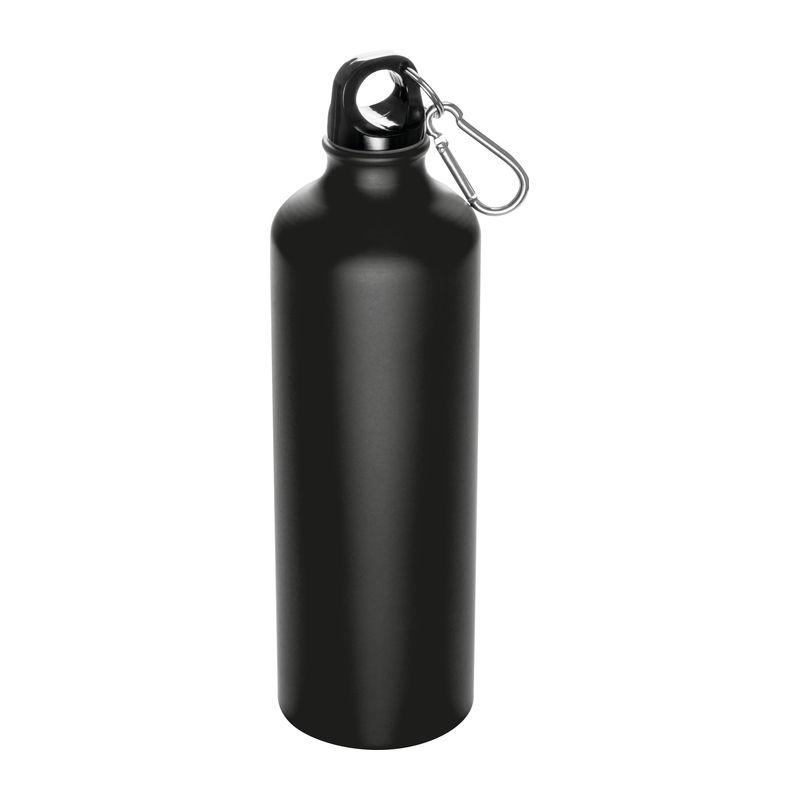 Sticlă din aluminiu 800 ml cu carabină Negru