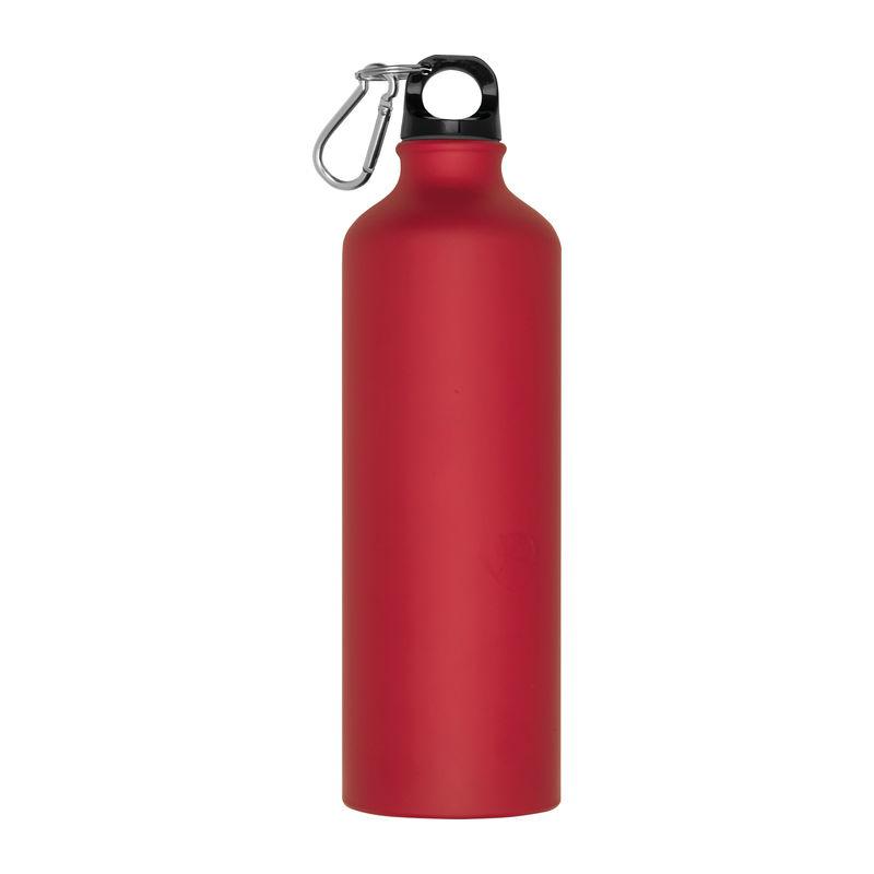 Sticlă din aluminiu 800 ml cu carabină Roșu