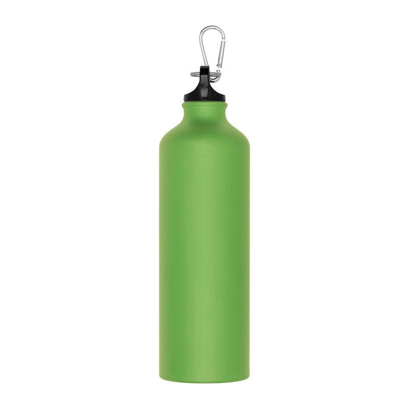Sticlă din aluminiu 800 ml cu carabină LIght Green