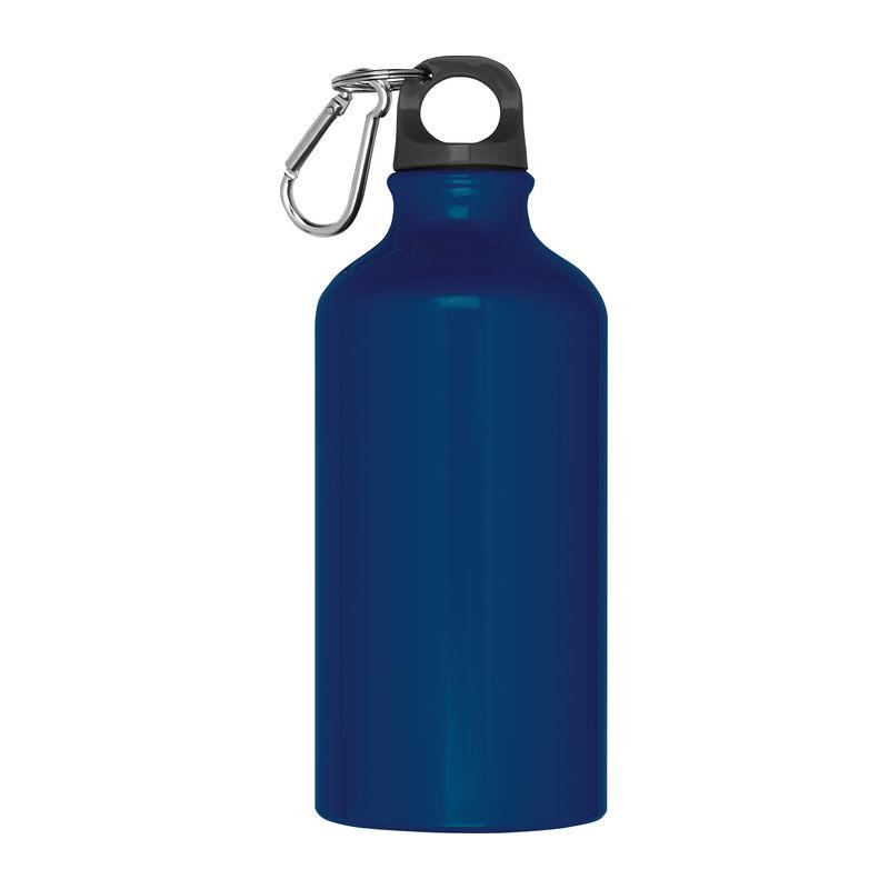 Sticlă din aluminiu 500 ml cu carabină Albastru închis