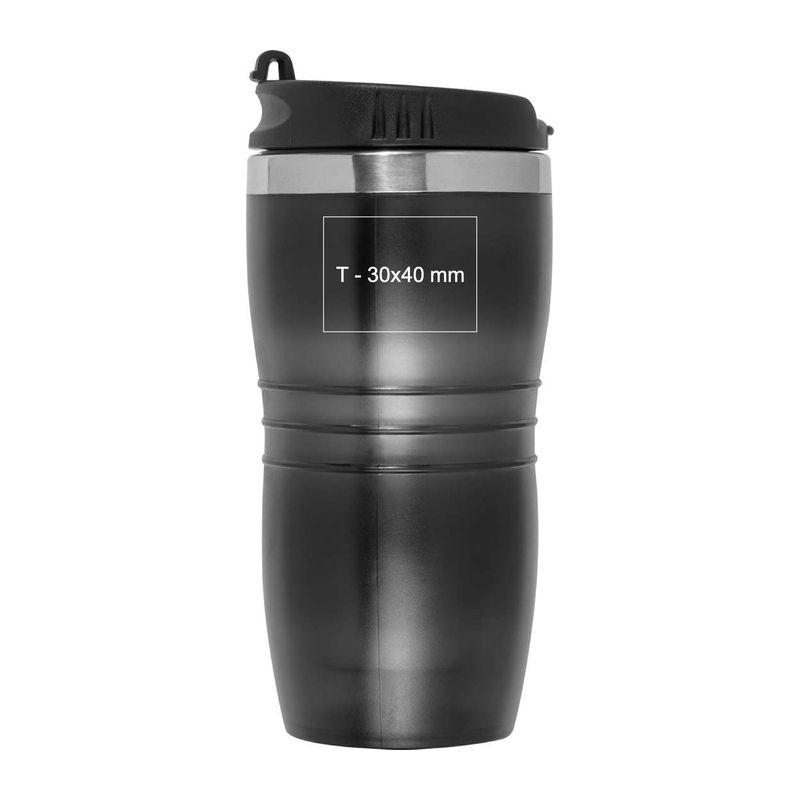 Cană de băut de 450 ml Negru