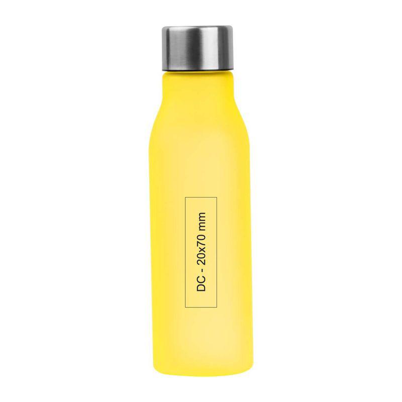 Recipient de băut din plastic 550 ml Galben