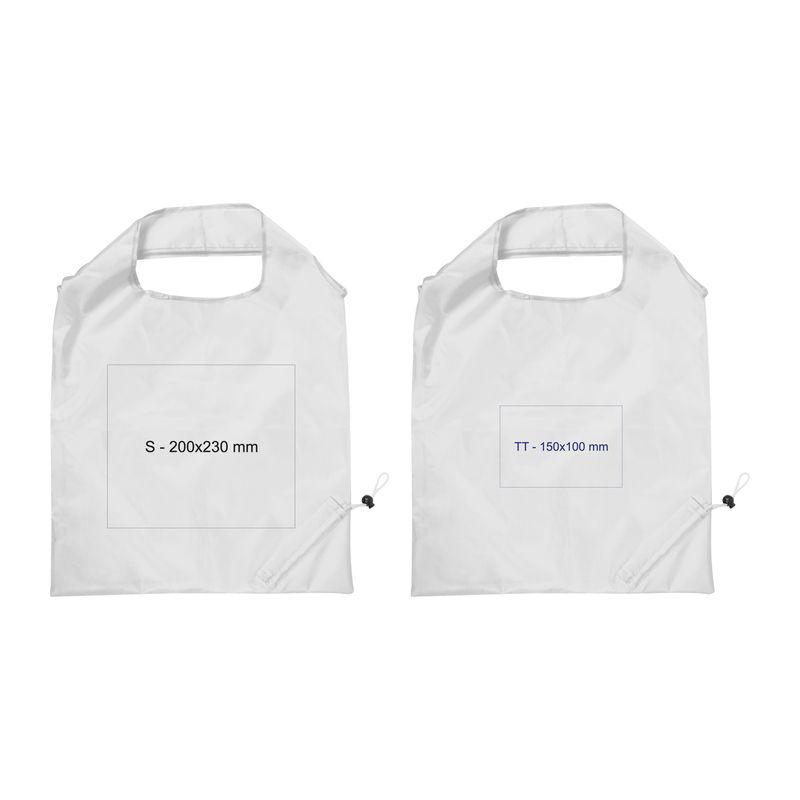 Pungă cumpărături pliabilă Alb