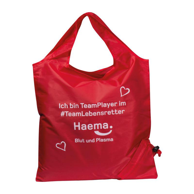 Pungă cumpărături pliabilă Roșu