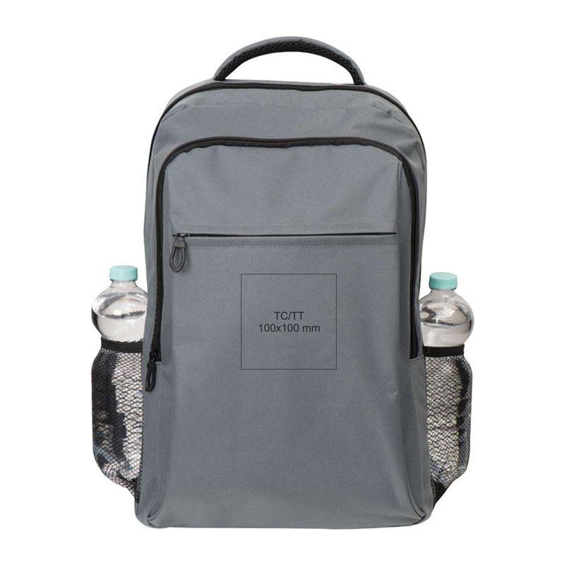 Rucsac laptop poliester 600x300D Gri