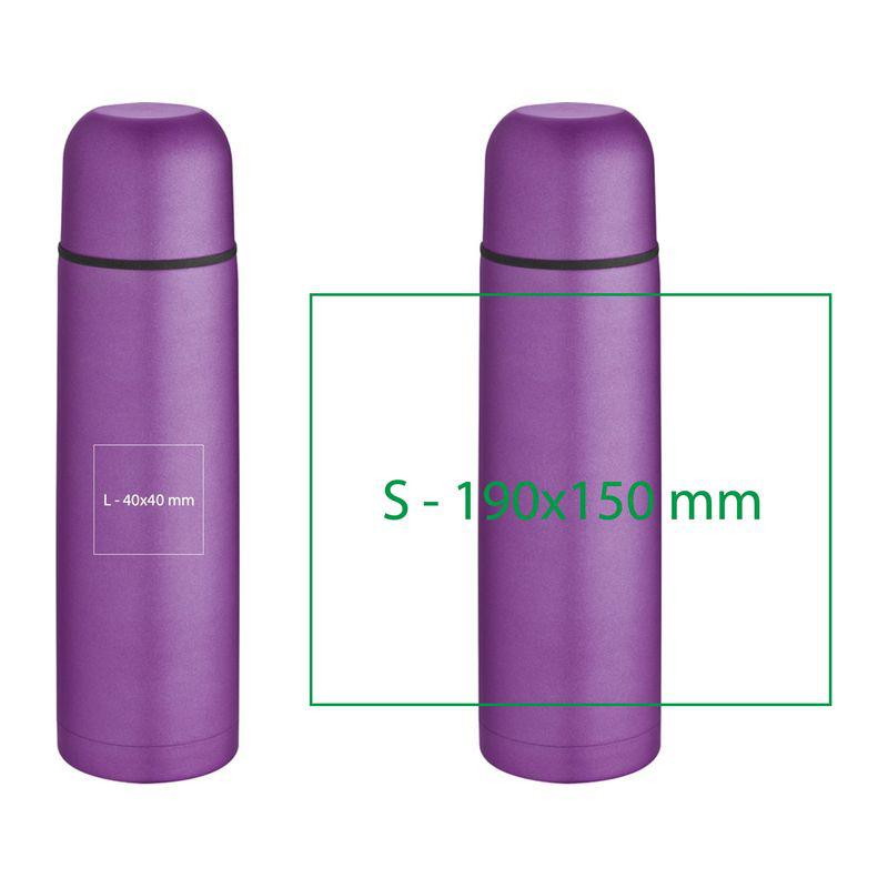 Termos cu perete dublu 500 ml Mov