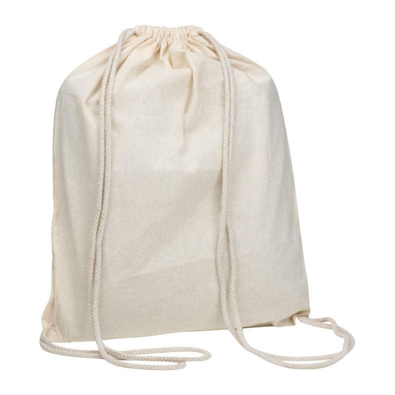 Rucsac sport din bumbac Alb