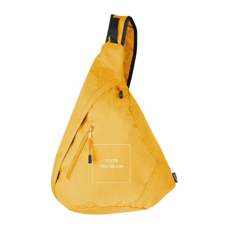 Geantă de umăr asimetrică Galben