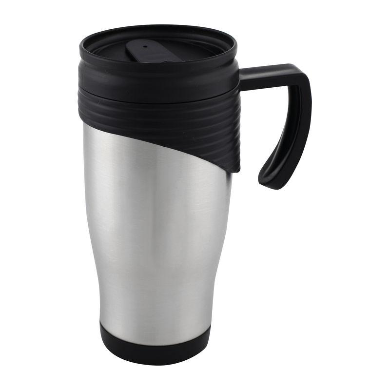 Cană termoizolantă cu perete dublu 0,4 L Gri