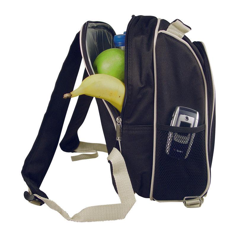 Rucsac picnic cu compartiment frigorific și accesorii Negru