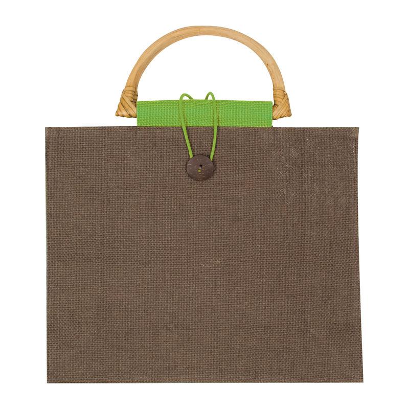 Sacoşă ecologică din iută Verde