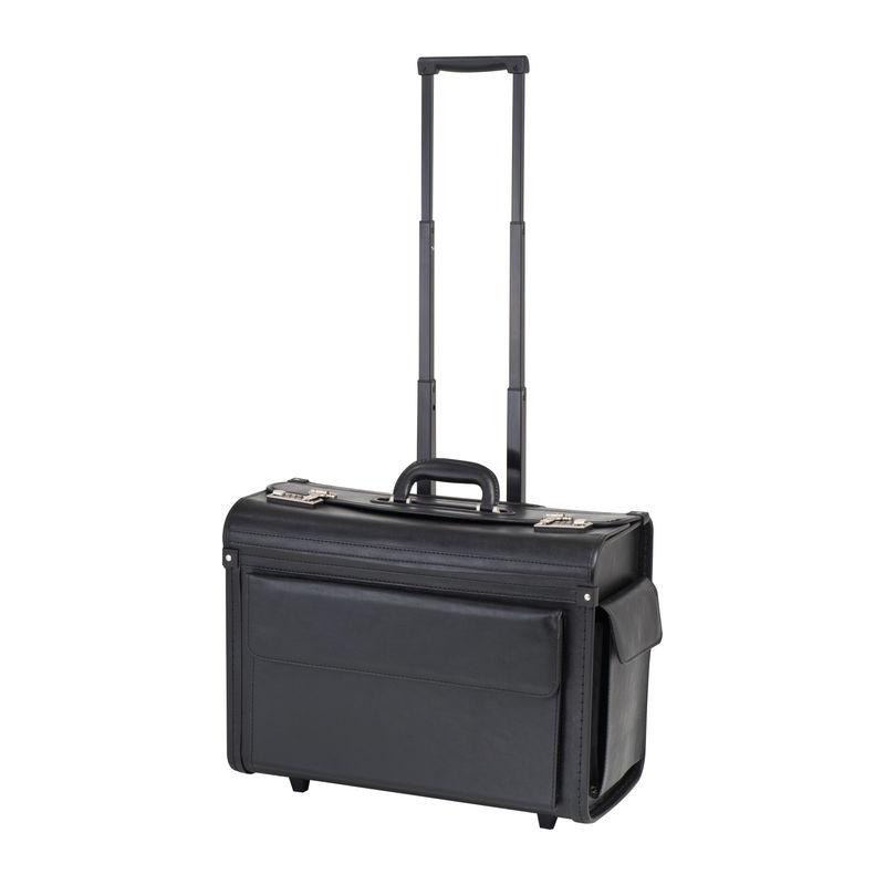 Servietă cu roţi Negru