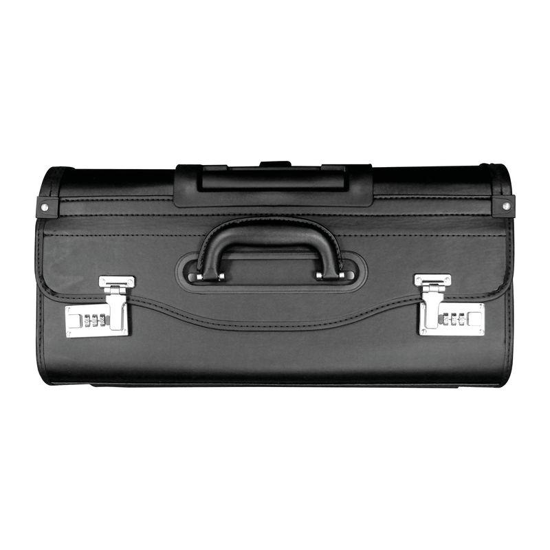 Servietă cu roţi Negru