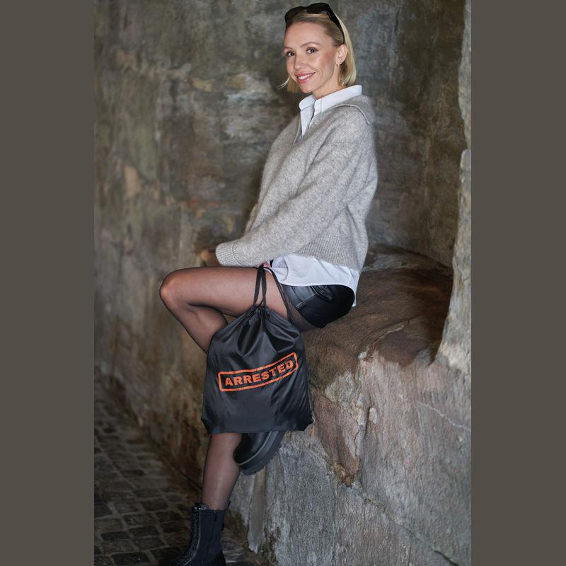 Rucsac sport din polyester Negru