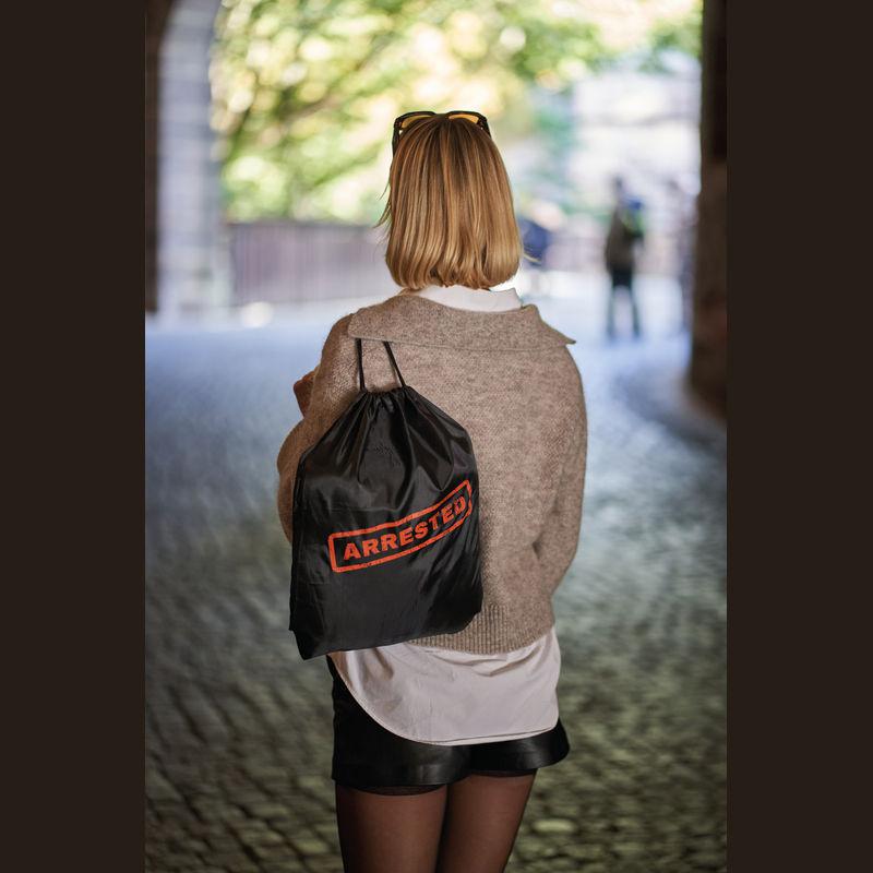 Rucsac sport din polyester Negru