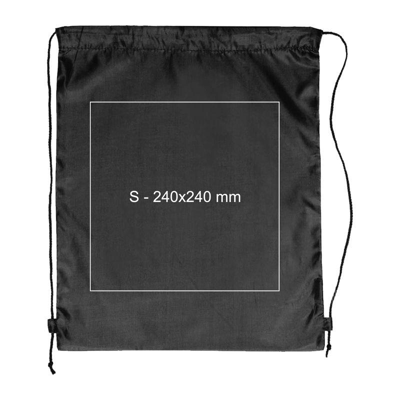 Rucsac sport din polyester Negru