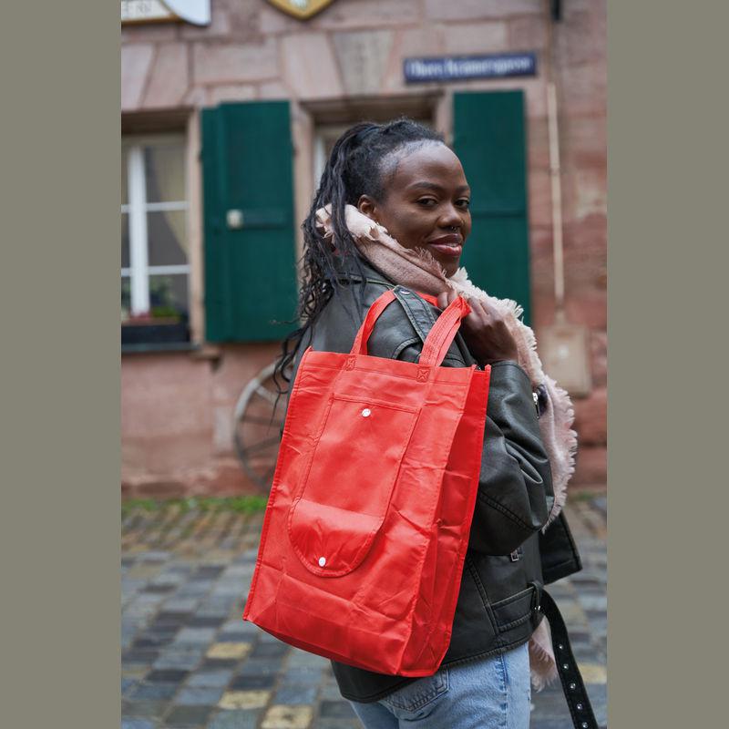 Sacoșă pliabilă pentru cumpărături Roșu