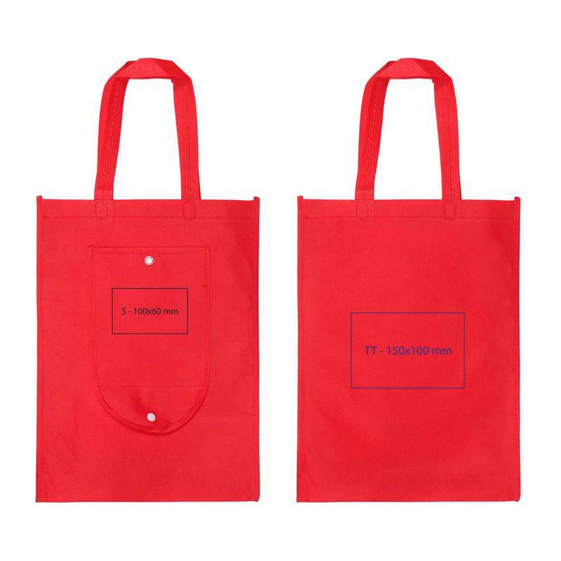 Sacoșă pliabilă pentru cumpărături Roșu