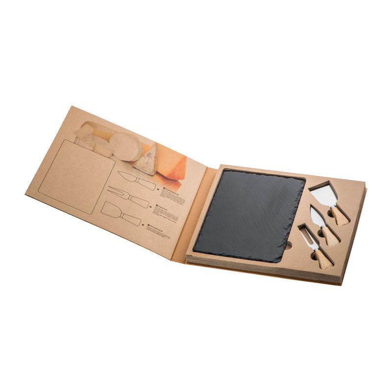 Set pentru cașcaval Gri-Argintiu