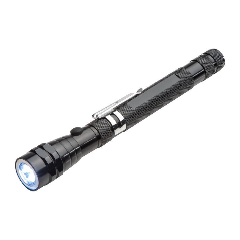 Lanternă telescopică cu LED Negru