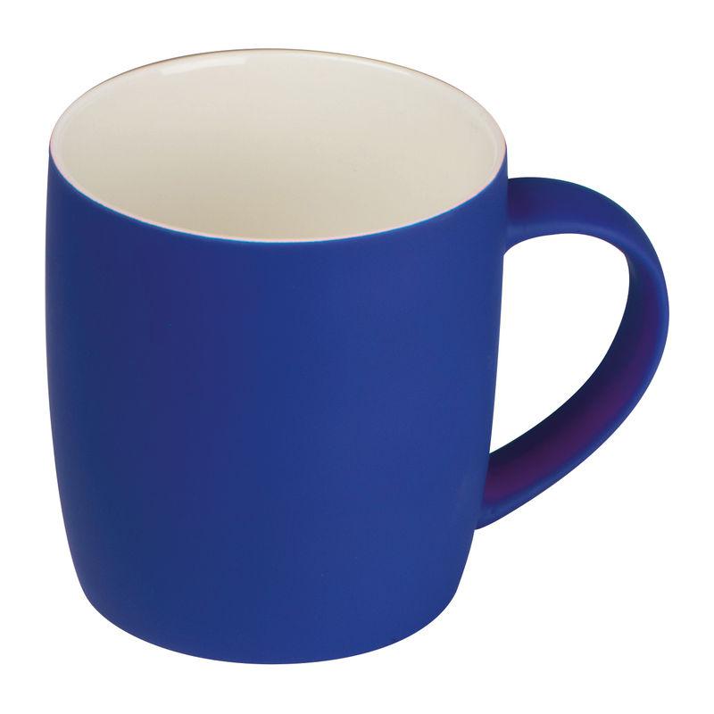 Cană ceramică cauciucată 300 ml Albastru