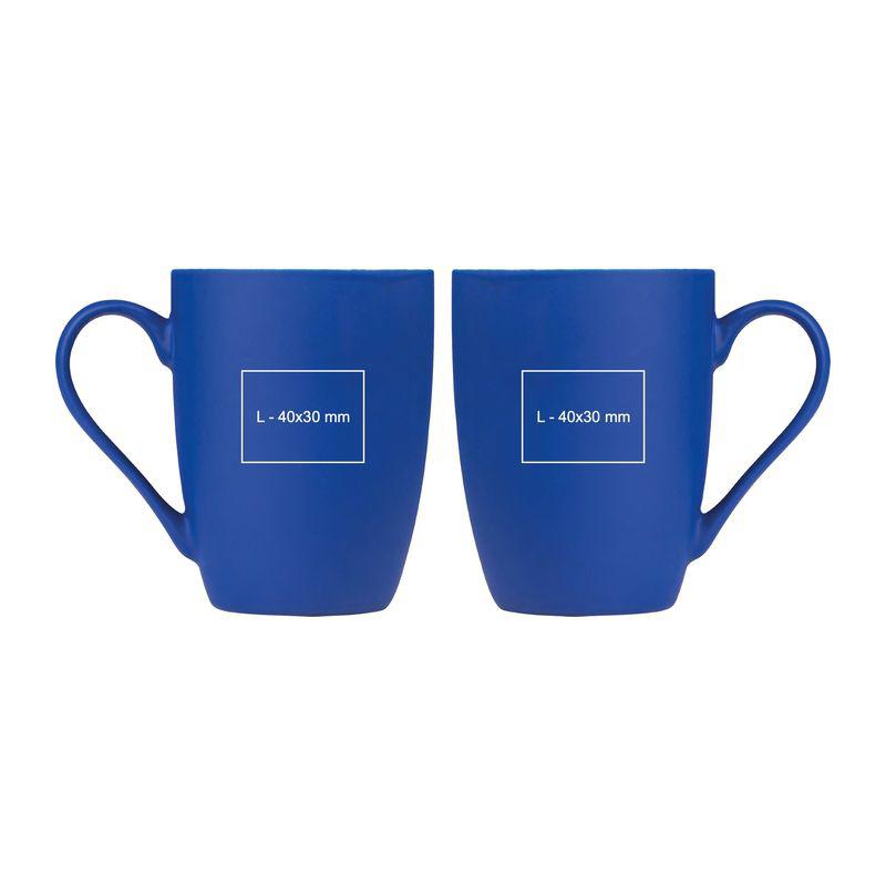 Cană ceramică cauciucată Orion Navy Blue