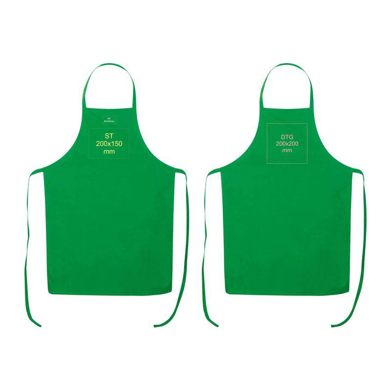 Șorț din bumbac Verde
