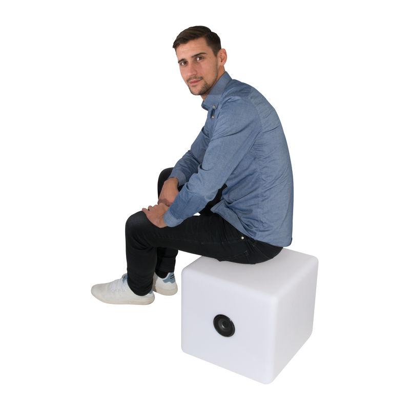 Boxă cu LED schimbător de culoare Alb