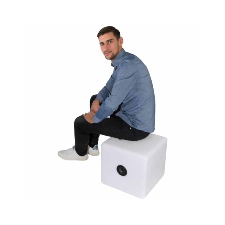 Boxă cu LED schimbător de culoare Alb