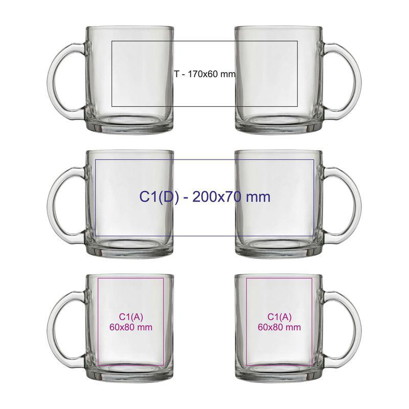 Ceașcă de cafea din sticlă Mixt